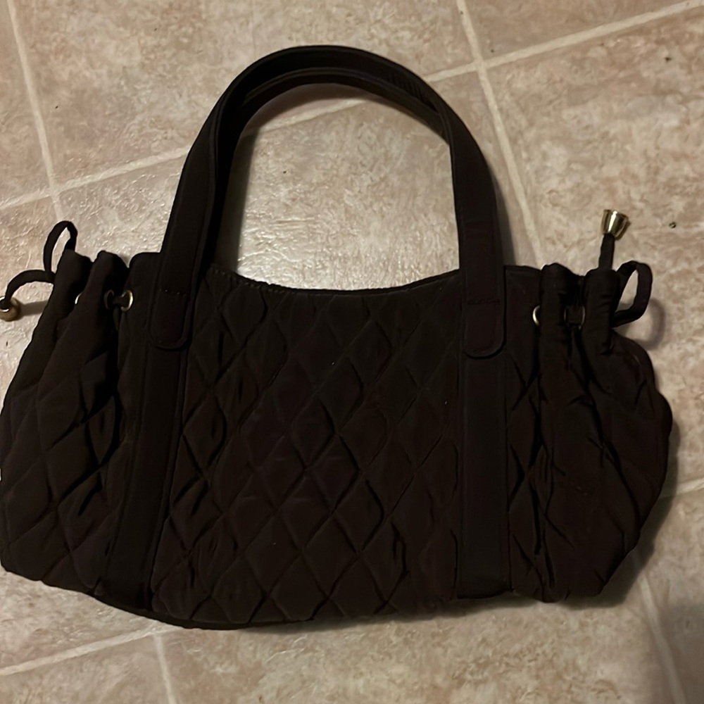 Vera Bradley quilted microfiber small handbag